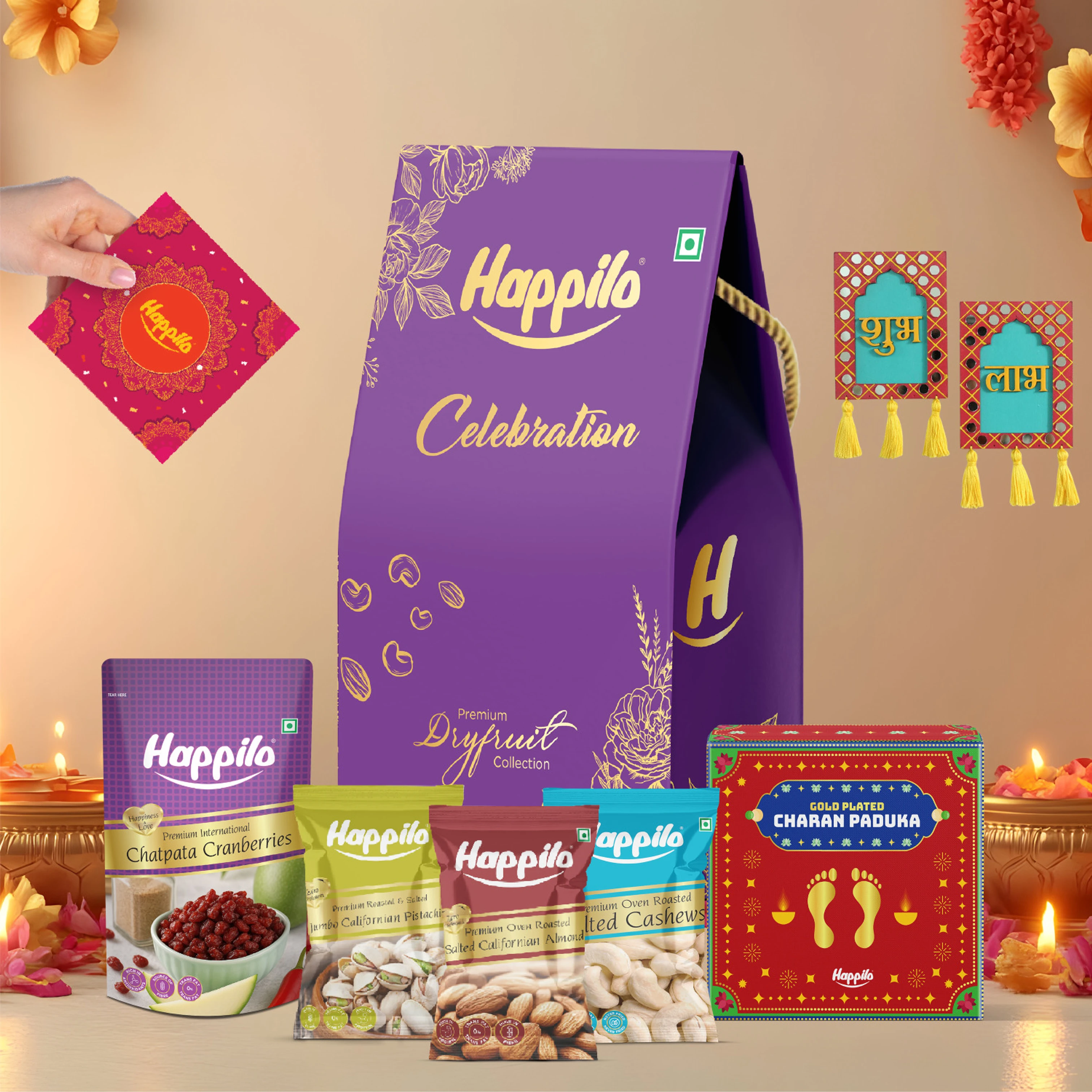 Happilo 7 Items Dry Fruits Combo Pack at 200